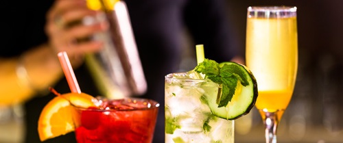Das Bild zeigt Cocktails der Cocktailbar und Shishabar Inthegration in Heilbronn.